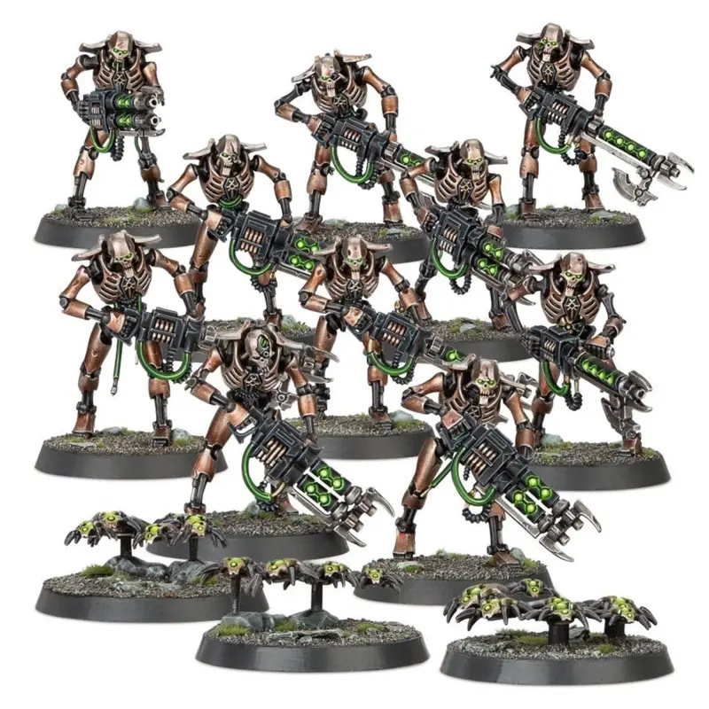 Necron warriors, necrons, warhammer 40k, games workshop, model 49-06